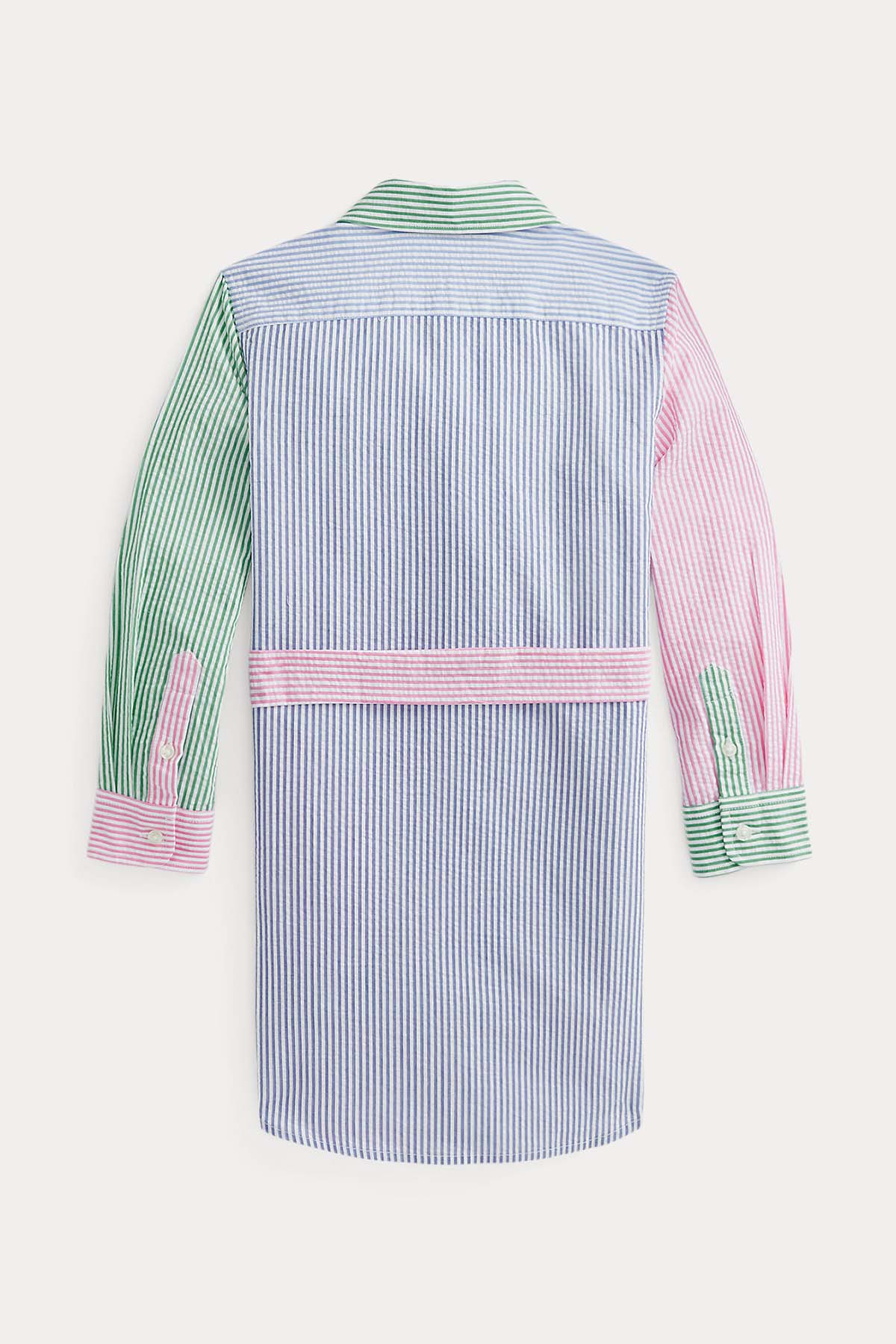 Polo Ralph Lauren Kids 5-6 Yaş Kız Çocuk Kuşaklı Gömlek Elbise-Libas Trendy Fashion Store