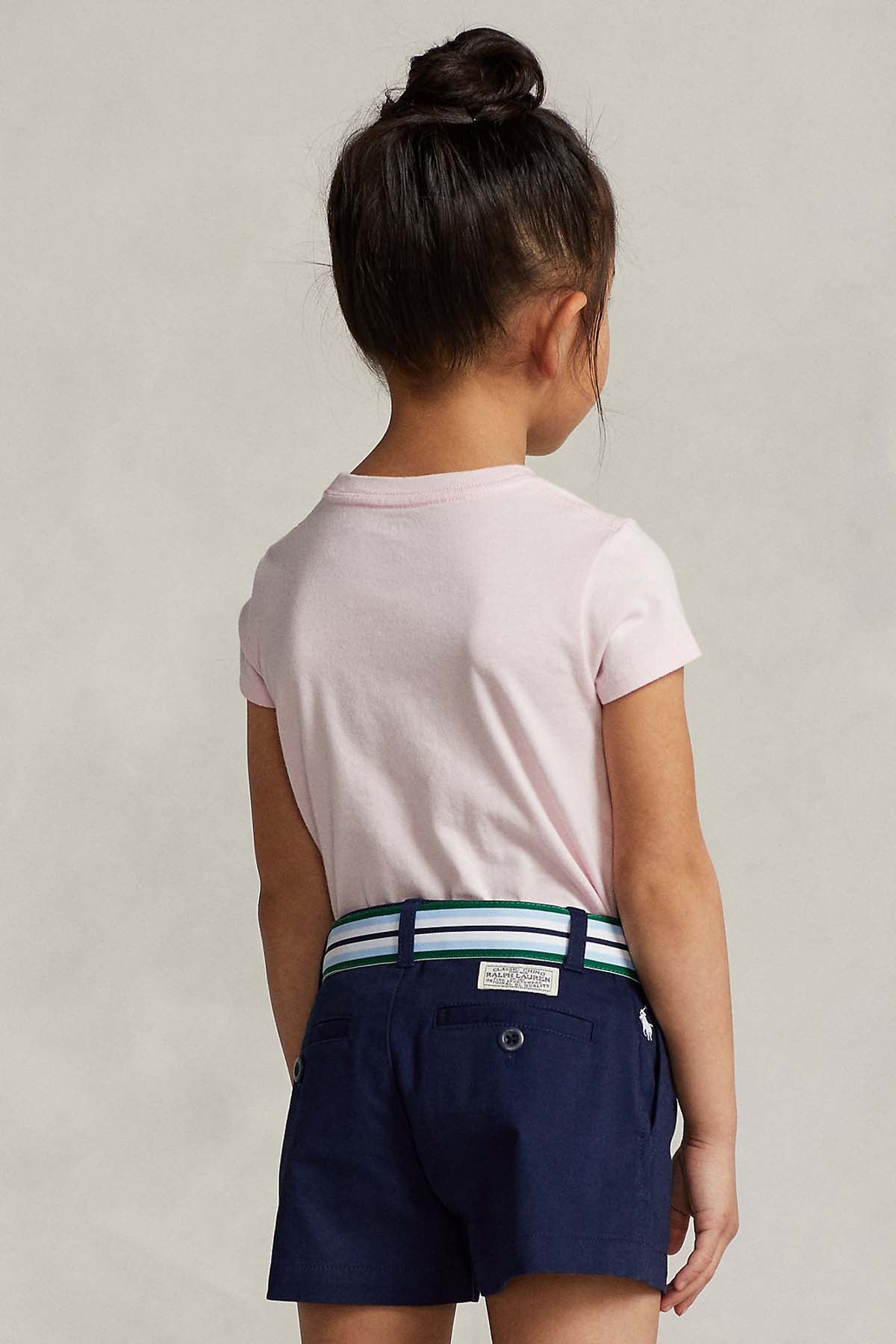 Polo Ralph Lauren Kids 5-6 Yaş Kız Çocuk Polo Bear T-shirt-Libas Trendy Fashion Store