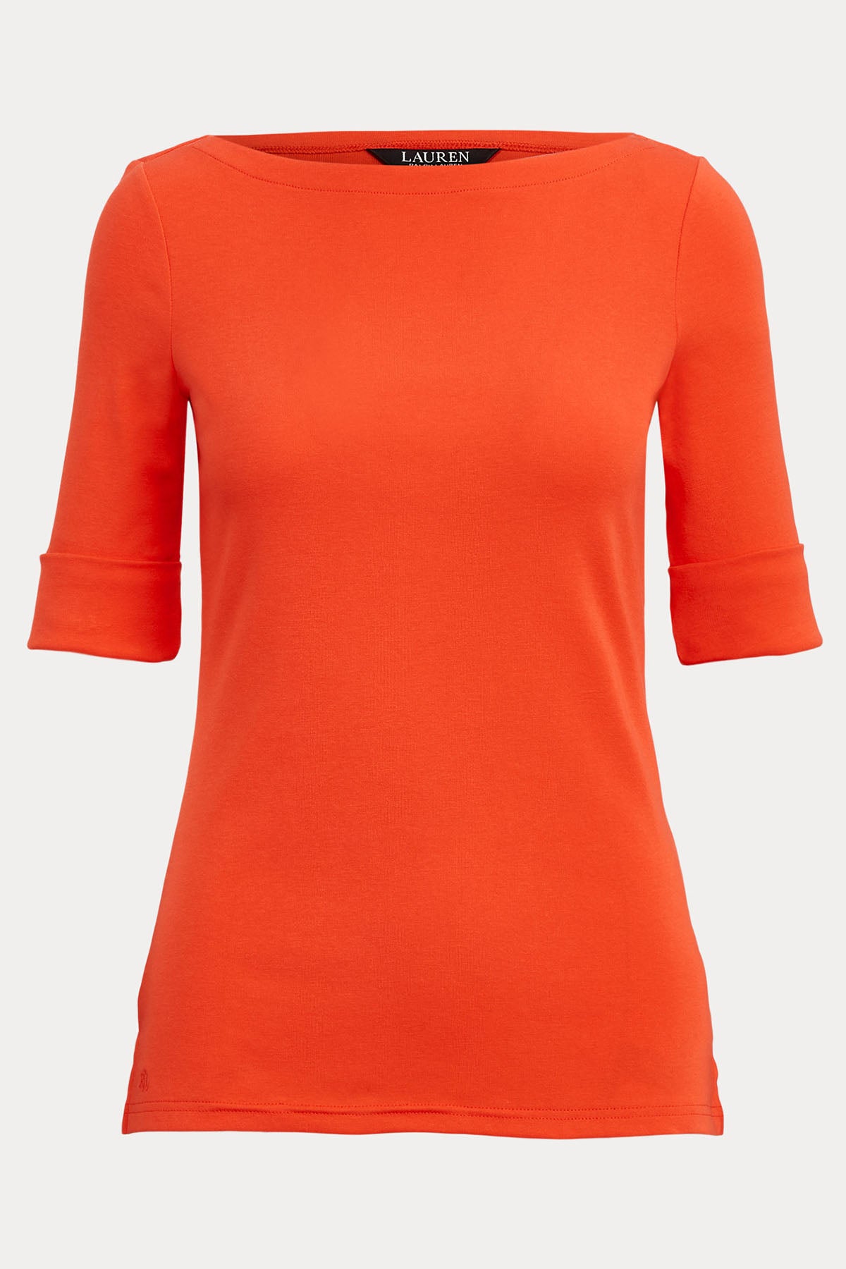 Polo Ralph Lauren Streç Kayık Yaka T-shirt-Libas Trendy Fashion Store