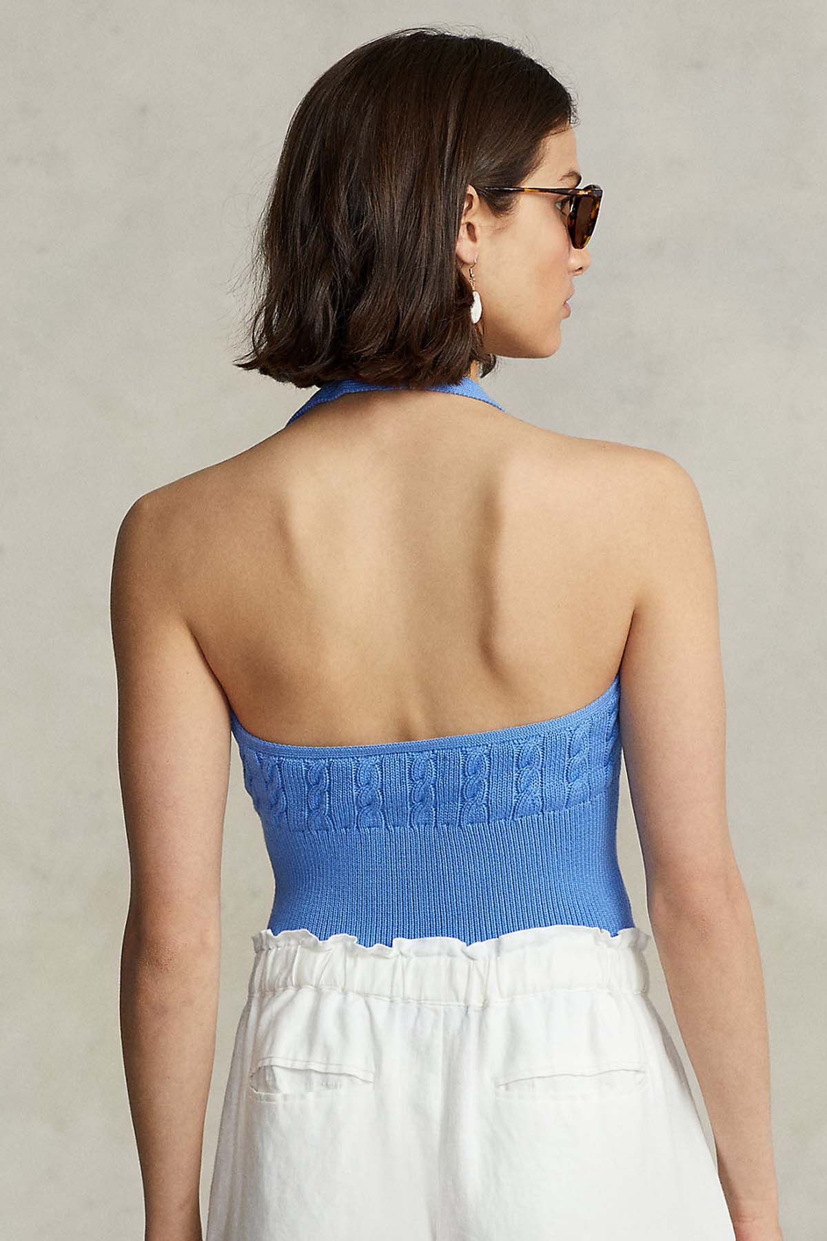 Polo Ralph Lauren Saç Örgü Triko Crop Bluz-Libas Trendy Fashion Store