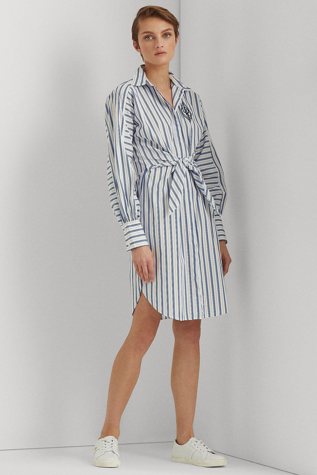 Polo Ralph Lauren Dizüstü Çizgili Gömlek Elbise-Libas Trendy Fashion Store