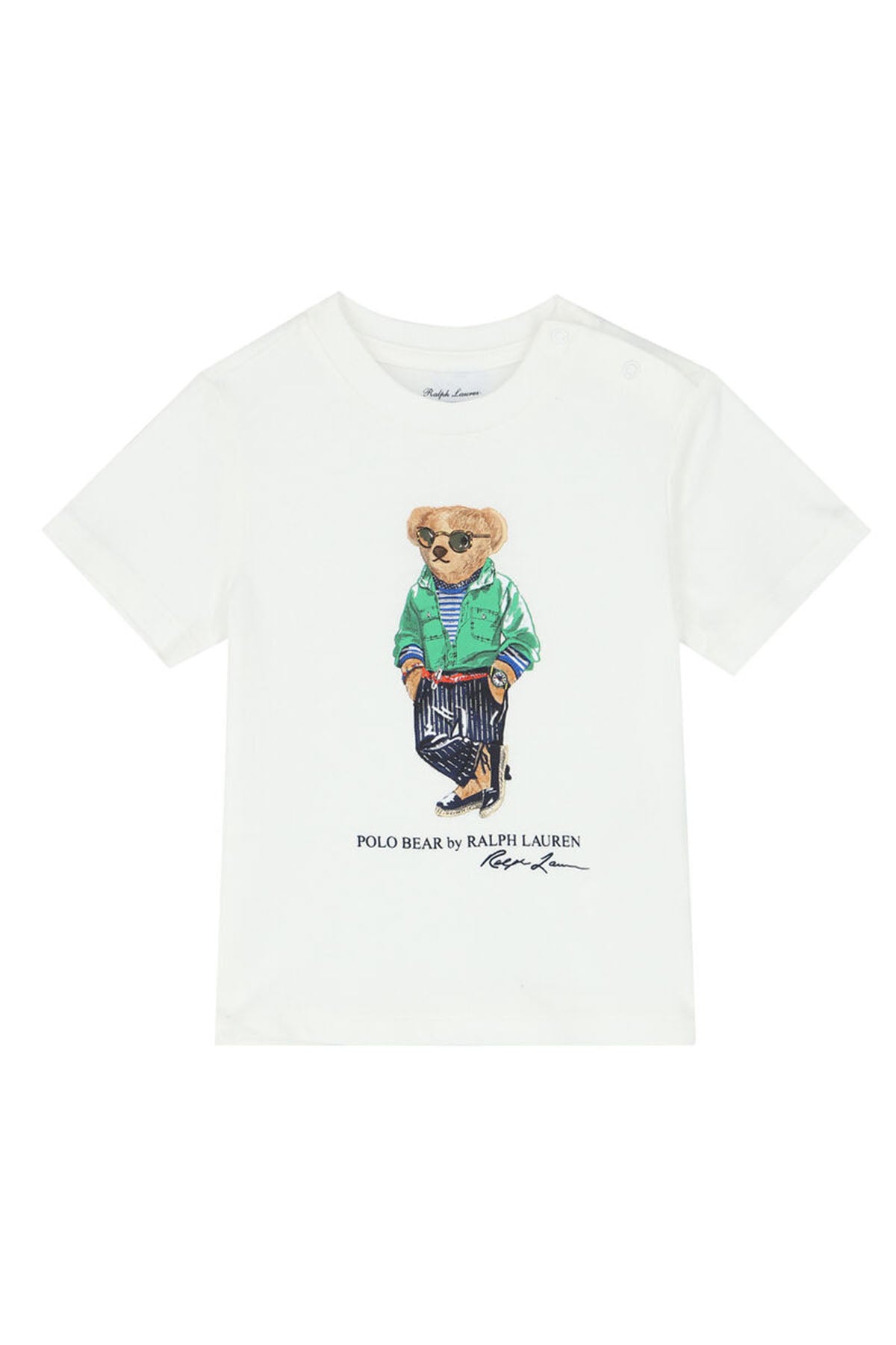 Polo Ralph Lauren Kids 12-18 Aylık Erkek Bebek Polo Bear T-shirt-Libas Trendy Fashion Store
