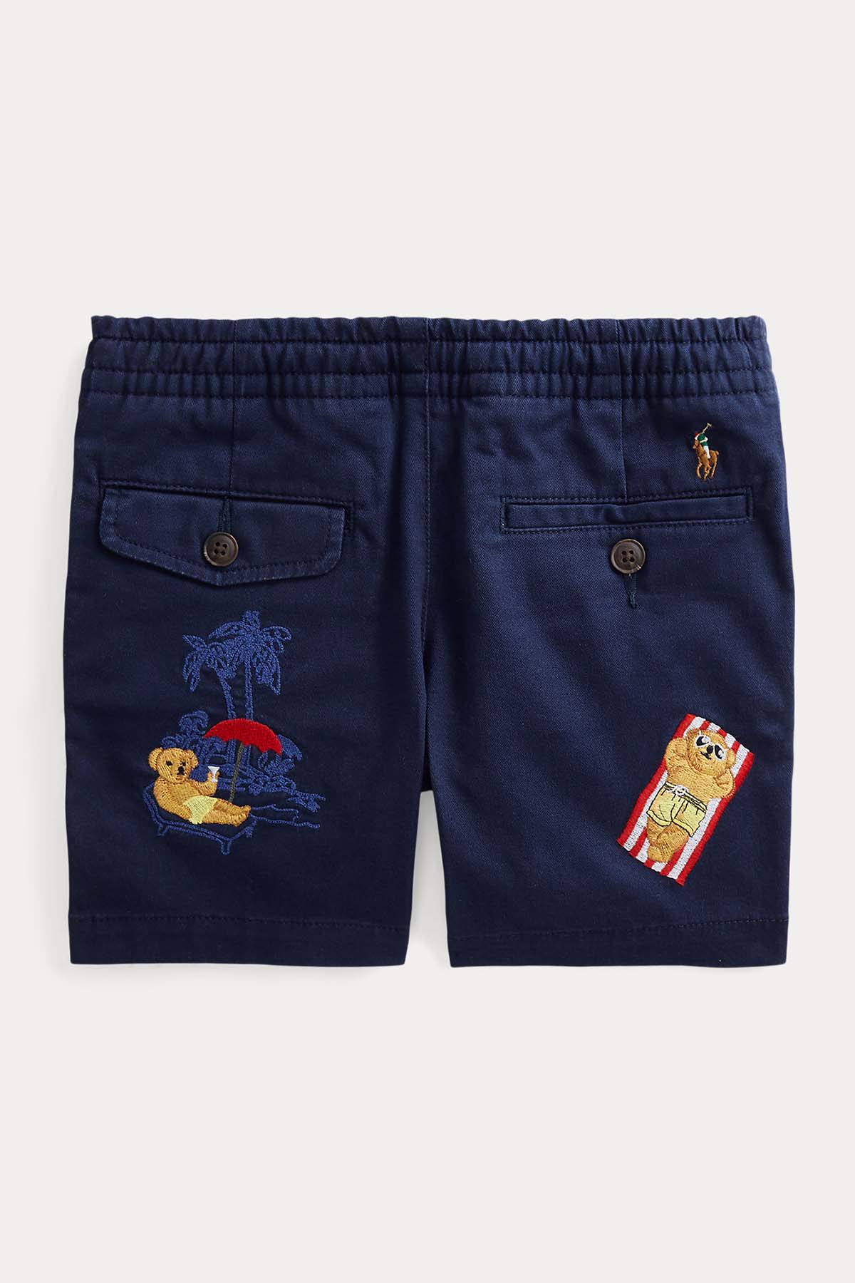 Polo Ralph Lauren Kids 3-4 Yaş Erkek Çocuk Beli Lastikli Polo Bear Şort-Libas Trendy Fashion Store