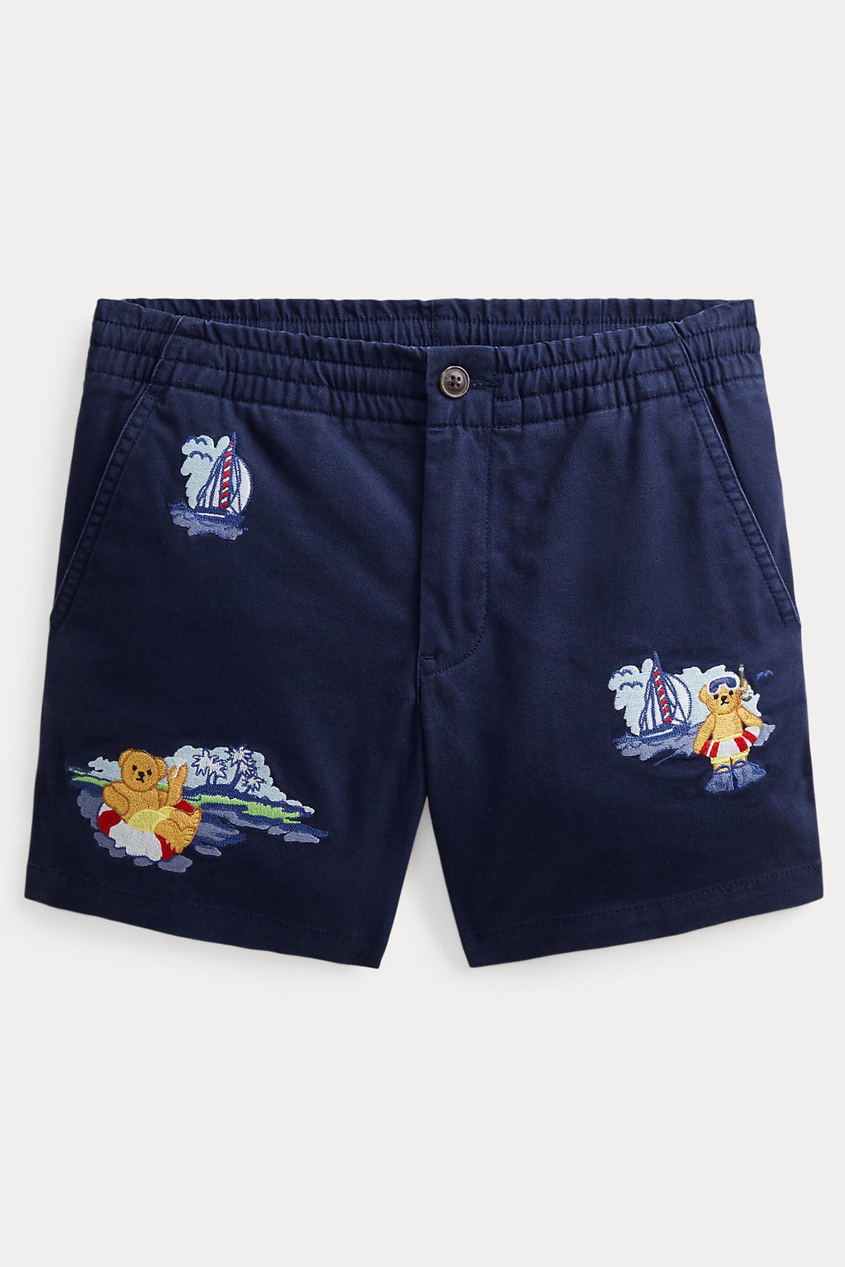 Polo Ralph Lauren Kids 8-10 Yaş Erkek Çocuk Beli Lastikli Polo Bear Şort-Libas Trendy Fashion Store