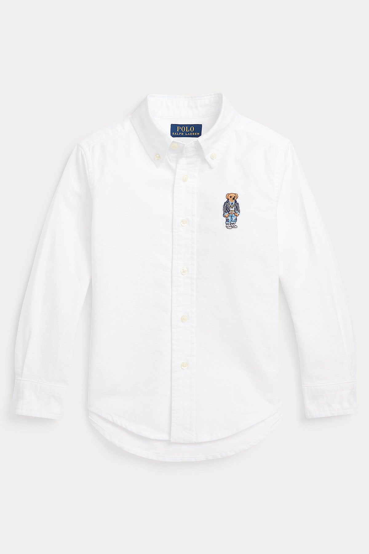 Polo Ralph Lauren Kids 5-6 Yaş Erkek Çocuk Polo Bear Gömlek-Libas Trendy Fashion Store