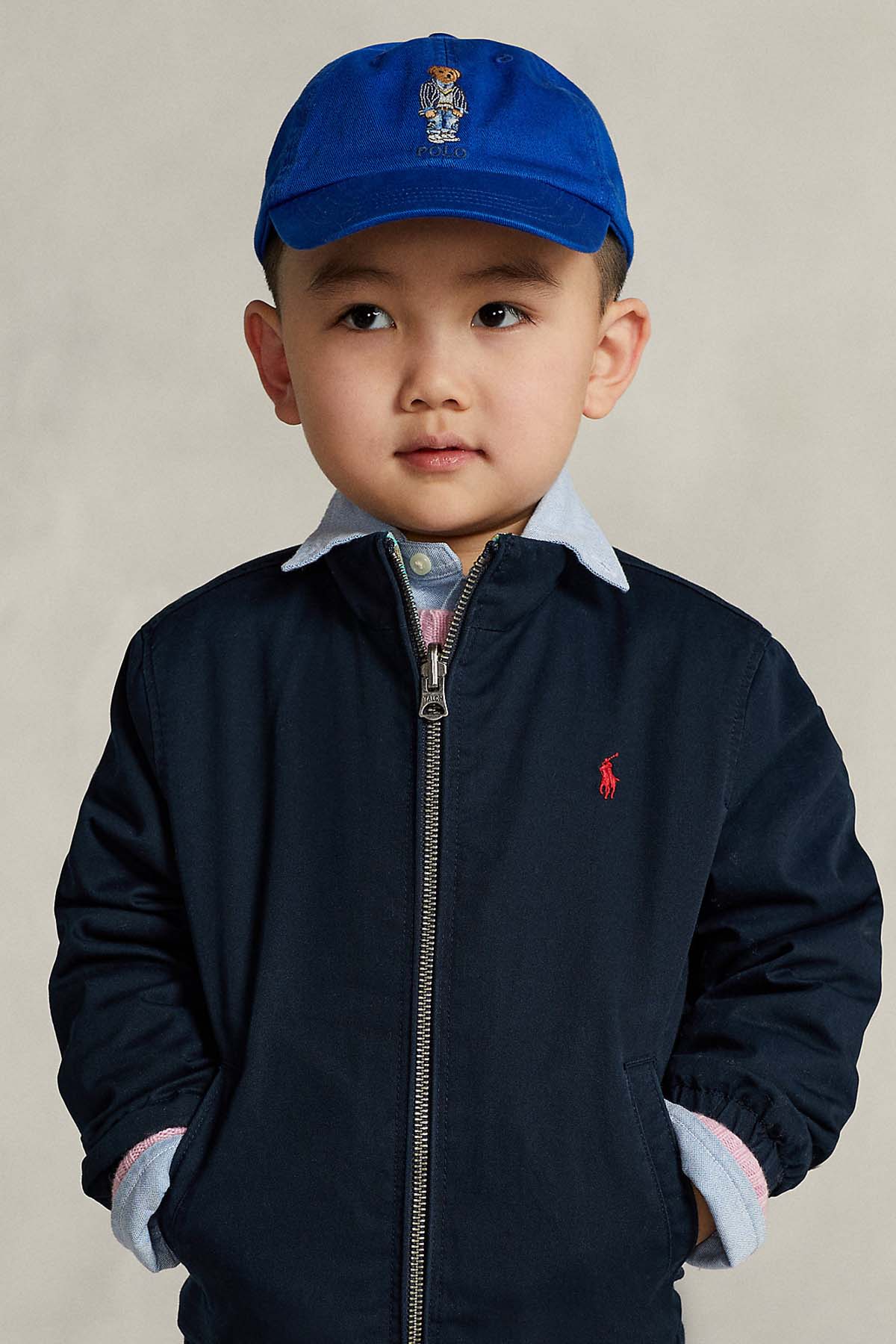 Polo Ralph Lauren Kids 4-7 Yaş Unisex Çocuk Polo Bear Şapka-Libas Trendy Fashion Store