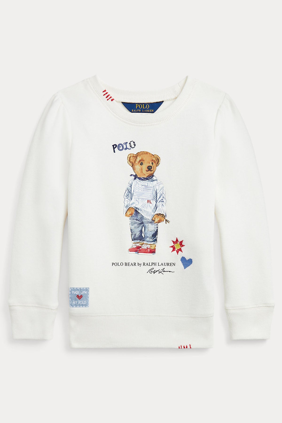 Polo Ralph Lauren Kids 2-4 Yaş Kız Çocuk Polo Bear Sweatshirt-Libas Trendy Fashion Store