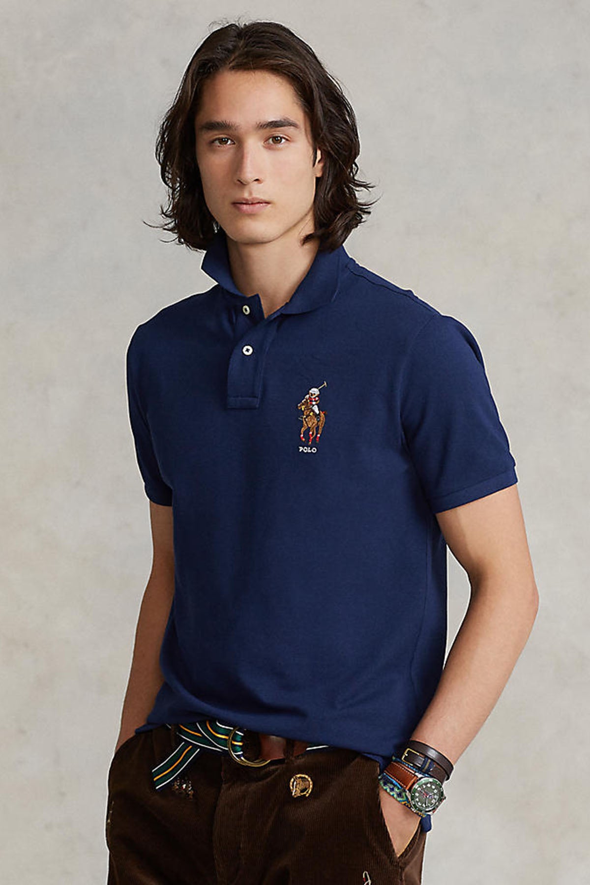 Polo Ralph Lauren Custom Slim Fit Polo Yaka Polo Bear T-shirt-Libas Trendy Fashion Store