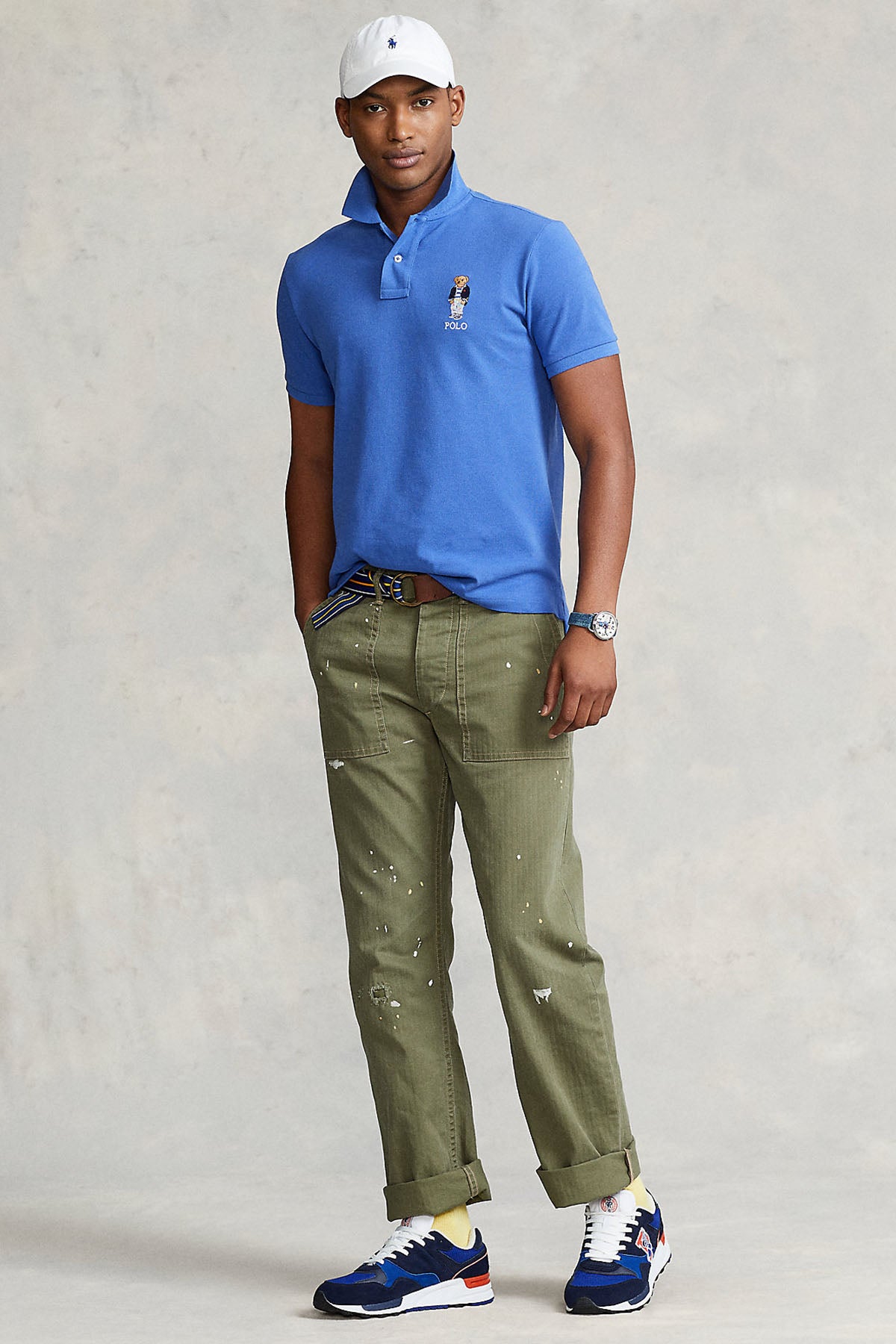 Polo Ralph Lauren Custom Slim Fit Polo Yaka Polo Bear T-shirt-Libas Trendy Fashion Store