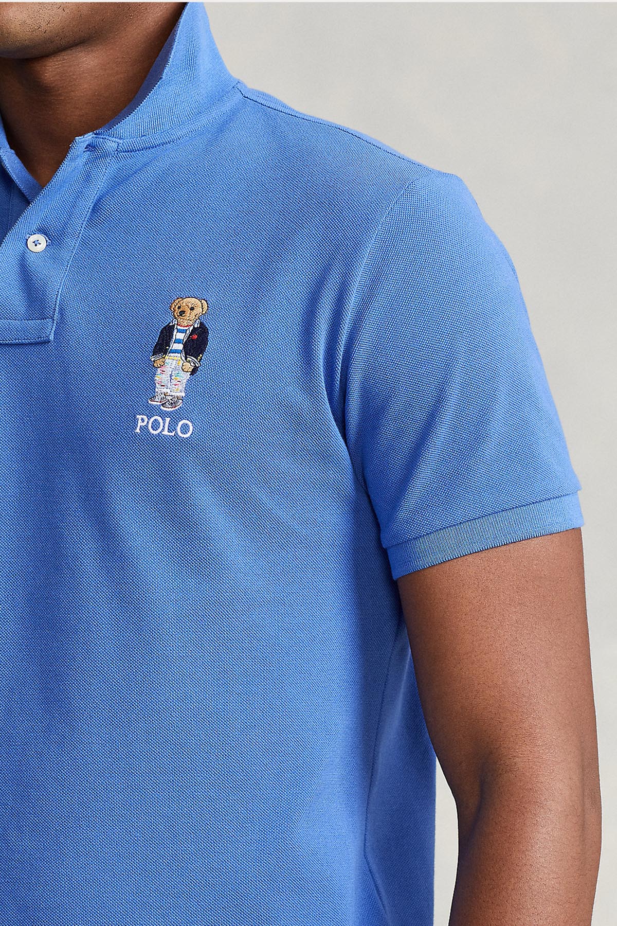 Polo Ralph Lauren Custom Slim Fit Polo Yaka Polo Bear T-shirt-Libas Trendy Fashion Store