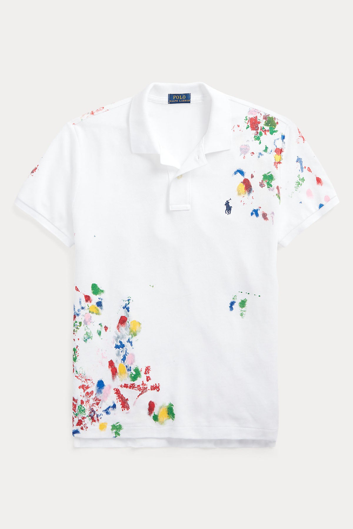 Polo Ralph Lauren Classic Fit Polo Yaka Boya Efektli T-shirt-Libas Trendy Fashion Store