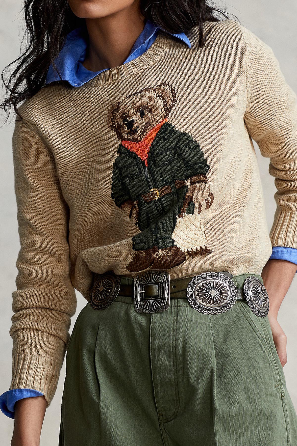 Polo Ralph Lauren Yuvarlak Yaka Polo Bear Triko-Libas Trendy Fashion Store
