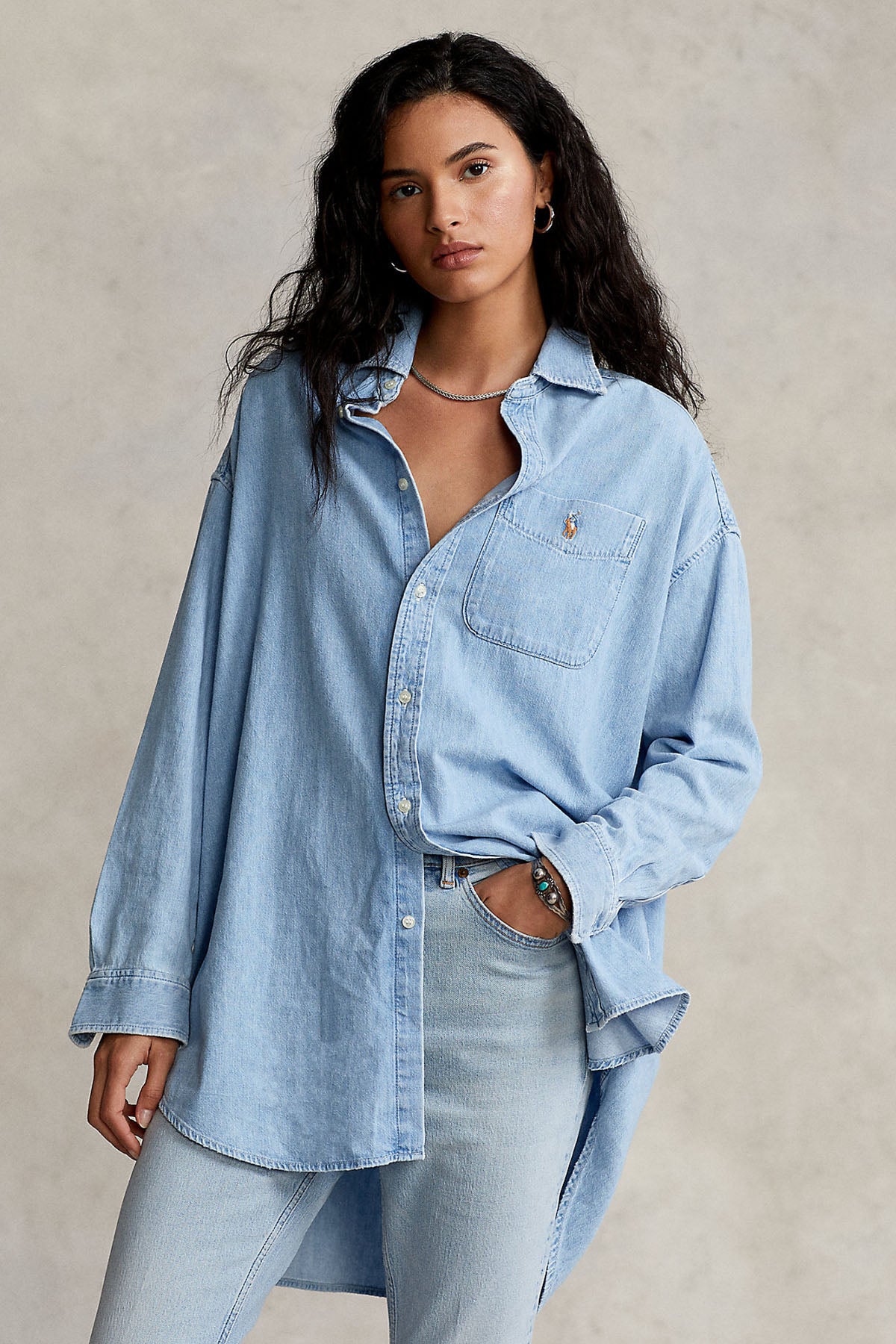 Polo Ralph Lauren Geniş Kesim Oversize Gömlek-Libas Trendy Fashion Store