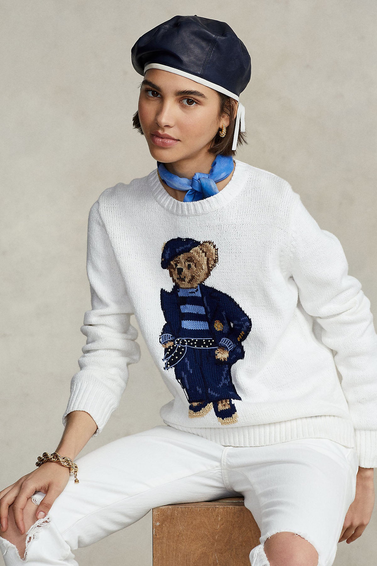 Polo Ralph Lauren Ketenli Polo Bear Triko-Libas Trendy Fashion Store
