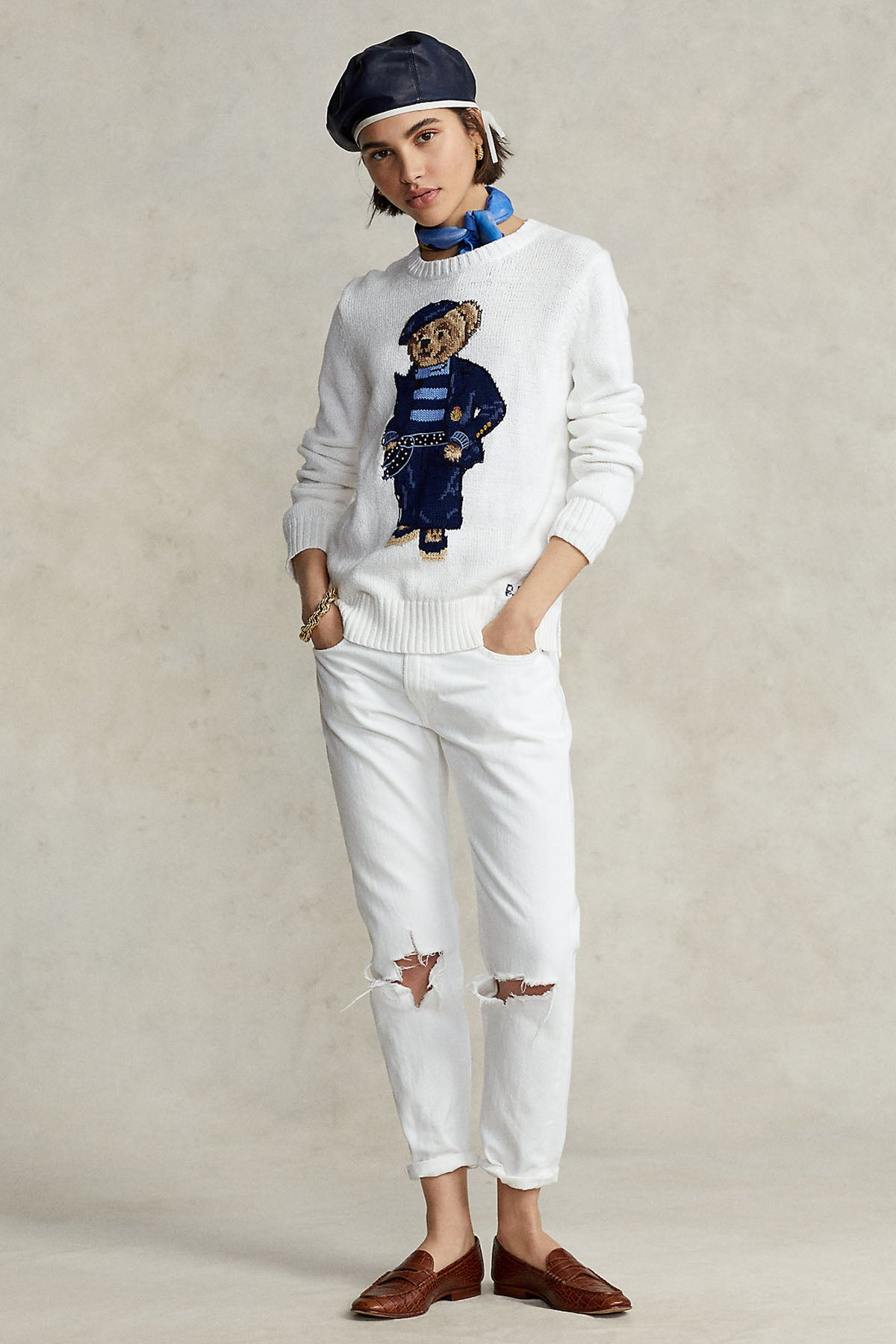 Polo Ralph Lauren Ketenli Polo Bear Triko-Libas Trendy Fashion Store