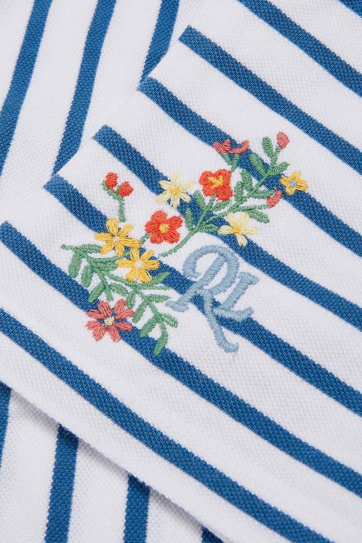 Polo Ralph Lauren Kids 5-6 Yaş Kız Çocuk Nakış Detaylı Tulum-Libas Trendy Fashion Store