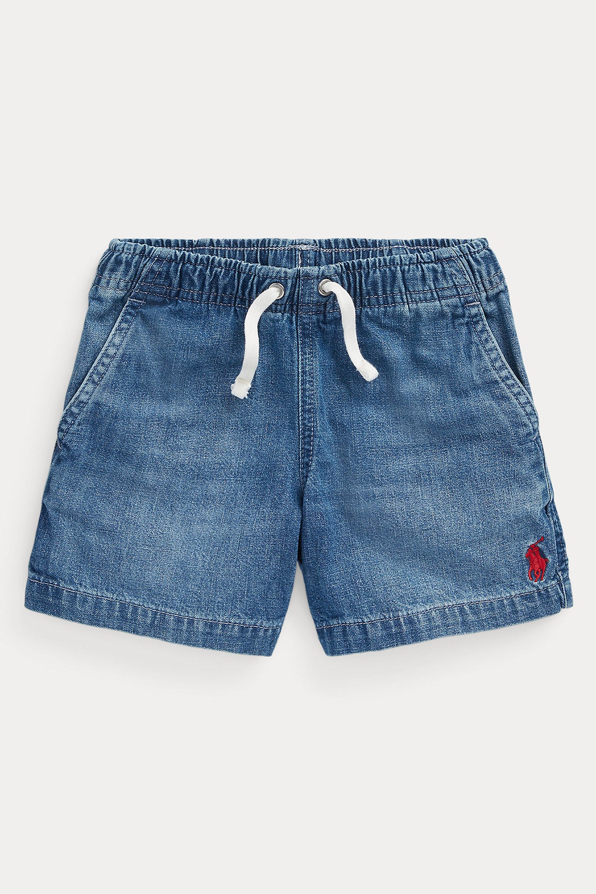 Polo Ralph Lauren Kids 5-6 Yaş Erkek Çocuk Beli Lastikli Denim Şort-Libas Trendy Fashion Store