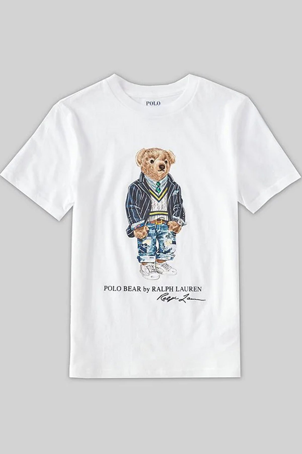Polo Ralph Lauren Kids 6-7 Yaş Erkek Çocuk Polo Bear T-shirt-Libas Trendy Fashion Store