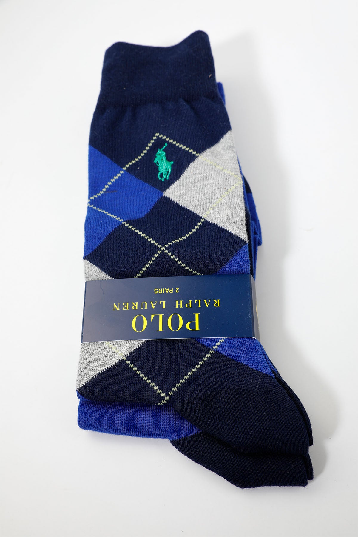 Polo Ralph Lauren Ekoseli 2'li Paket Çorap-Libas Trendy Fashion Store