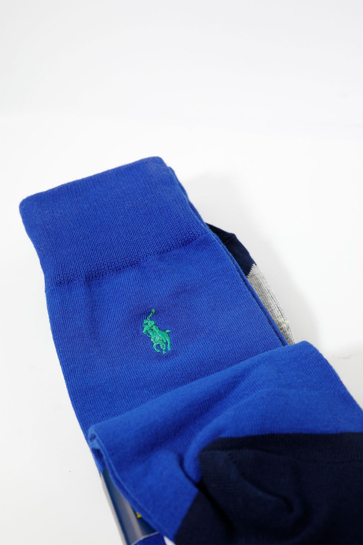 Polo Ralph Lauren Ekoseli 2'li Paket Çorap-Libas Trendy Fashion Store