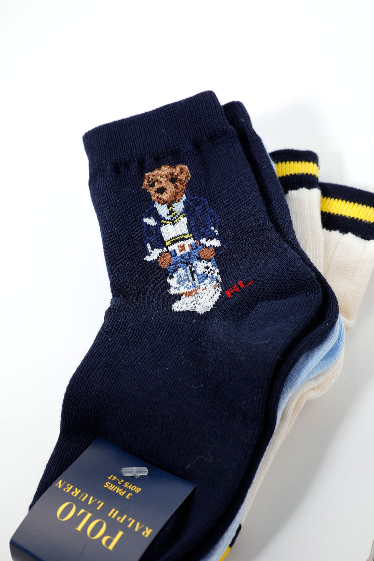 Polo Ralph Lauren Kids 2-4 Yaş Polo Bear Unisex Çocuk Çorap-Libas Trendy Fashion Store