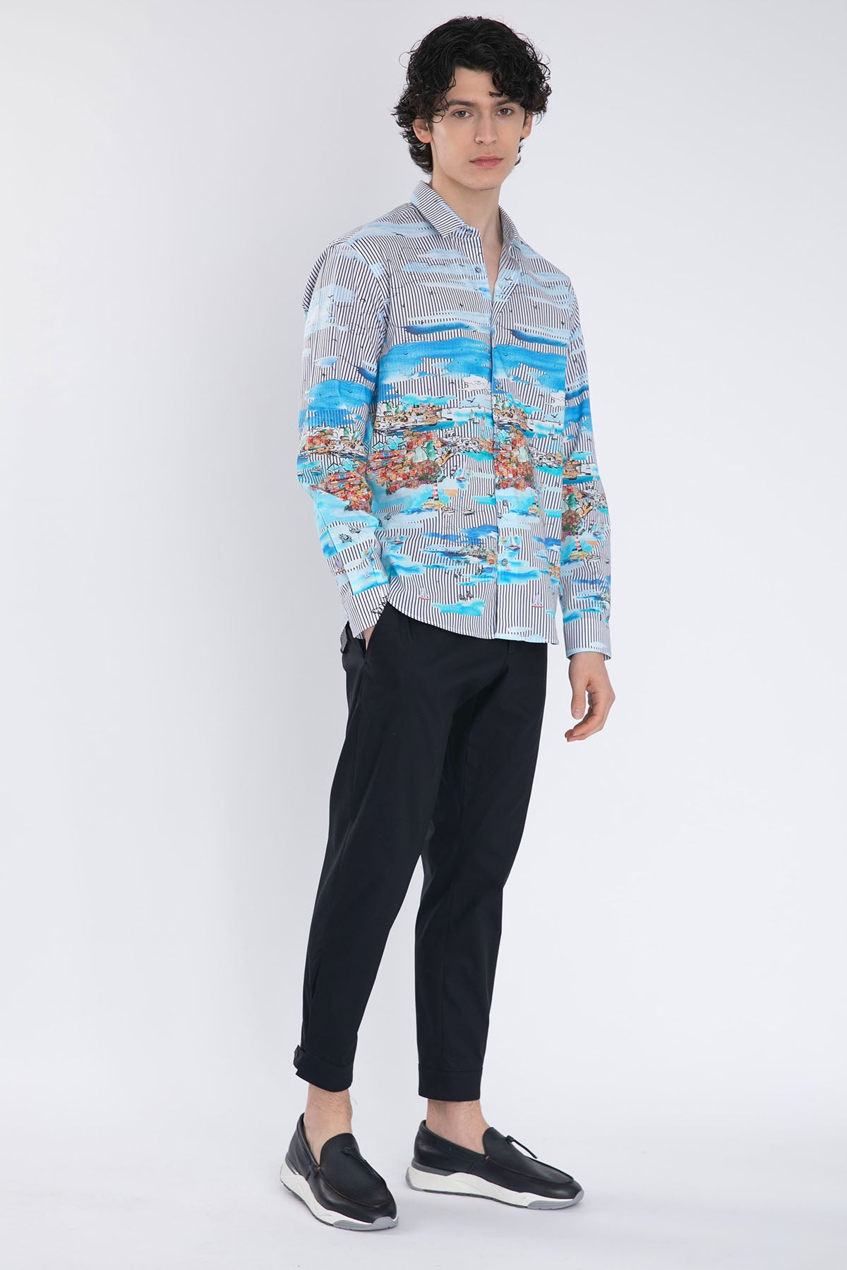 Pantaloni Torino Zeta Çıtçıtlı Paça Streç Pantolon-Libas Trendy Fashion Store