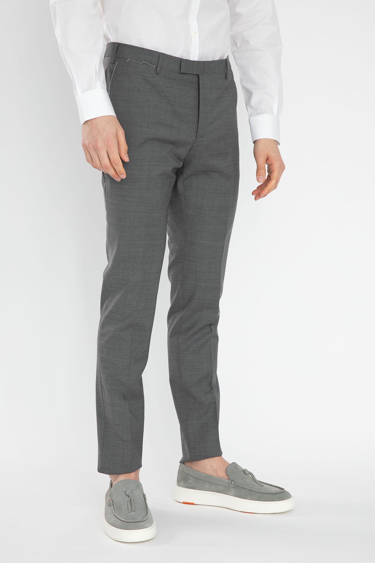 Pantaloni Torino Skinny Fit Yandan Cepli Streç Yün Pantolon-Libas Trendy Fashion Store