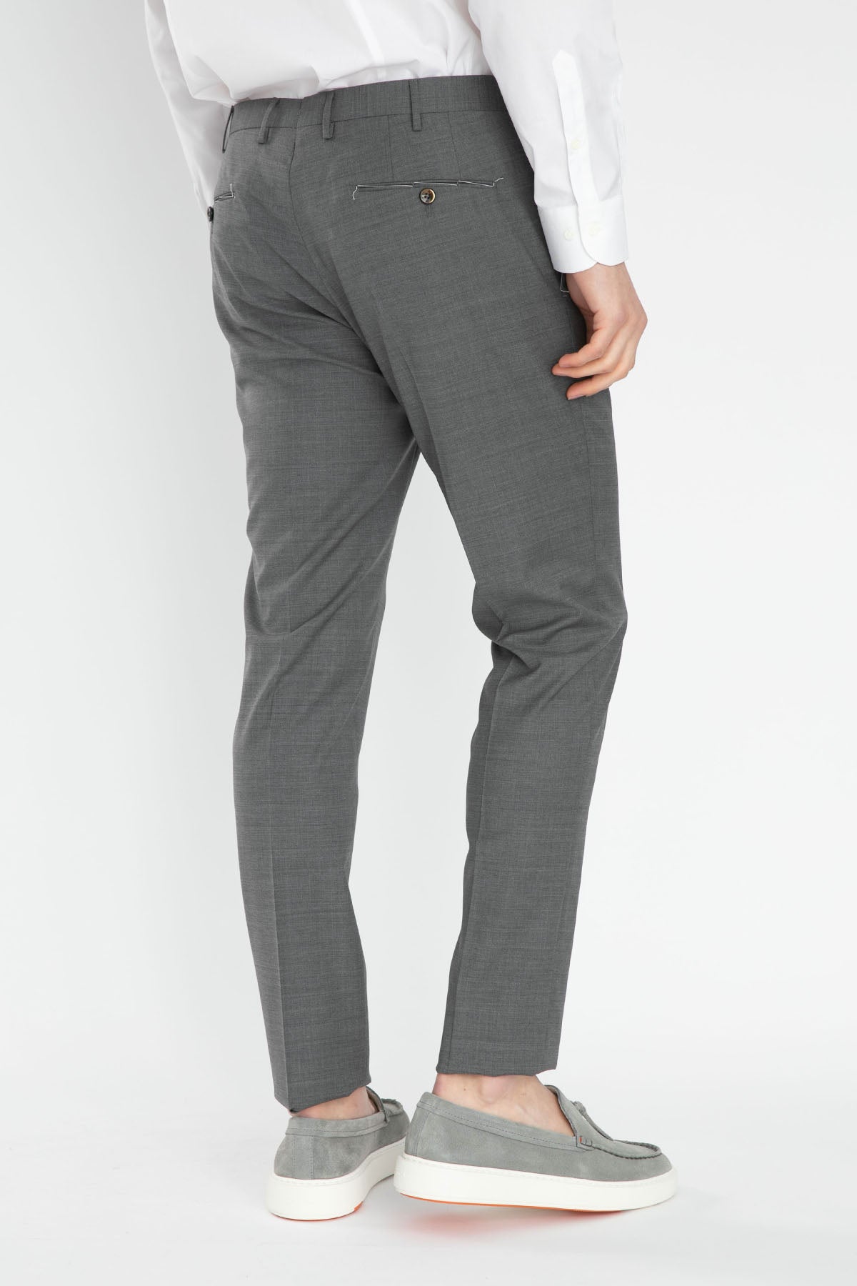 Pantaloni Torino Skinny Fit Yandan Cepli Streç Yün Pantolon-Libas Trendy Fashion Store