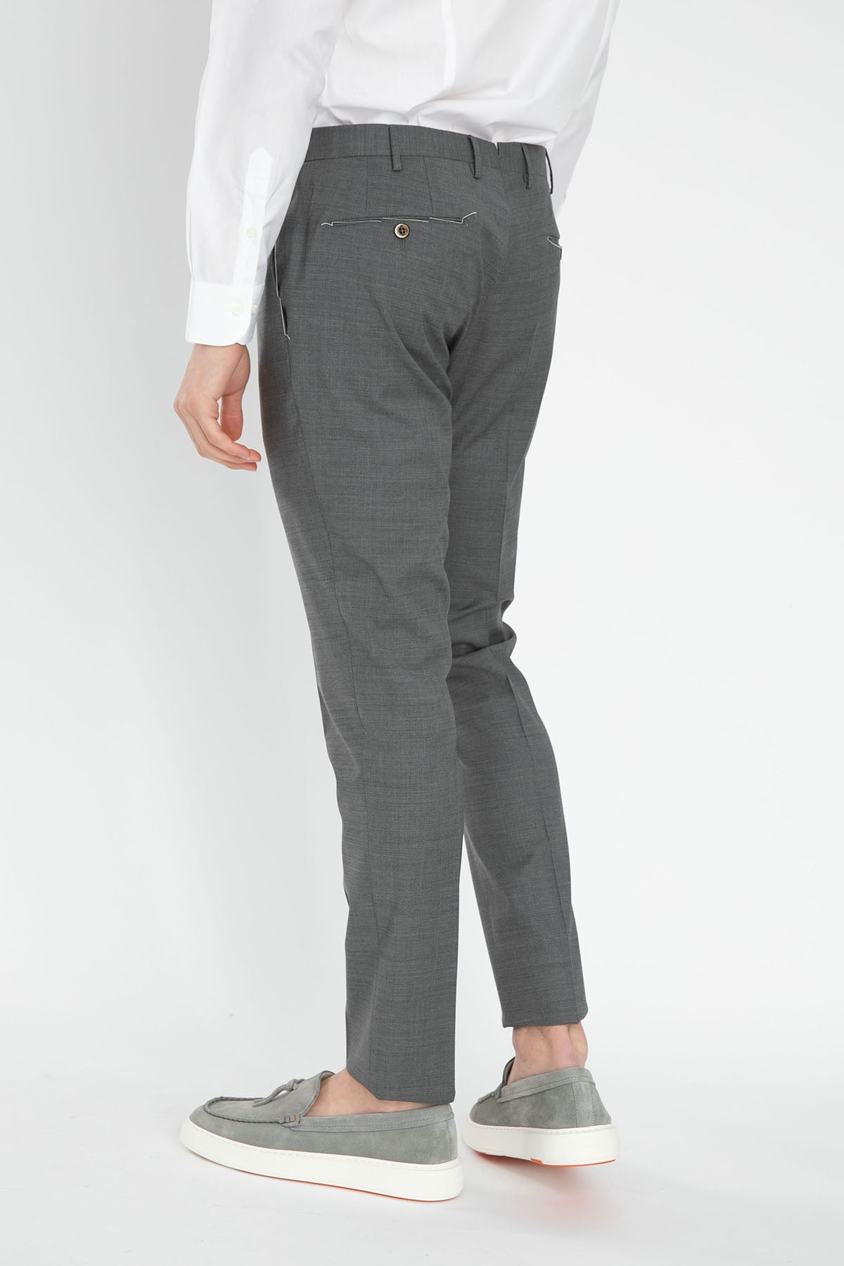 Pantaloni Torino Skinny Fit Yandan Cepli Streç Yün Pantolon-Libas Trendy Fashion Store