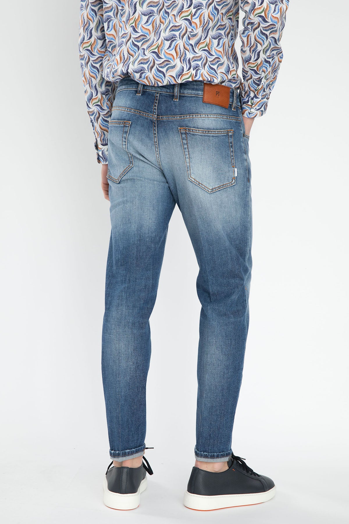 Pantaloni Torino Reggae Fit Yıkamalı Streç Jeans-Libas Trendy Fashion Store