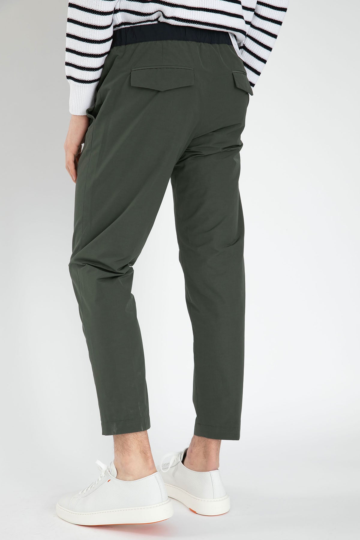 Pantaloni Torino Zeta Beli Lastikli Pantolon-Libas Trendy Fashion Store