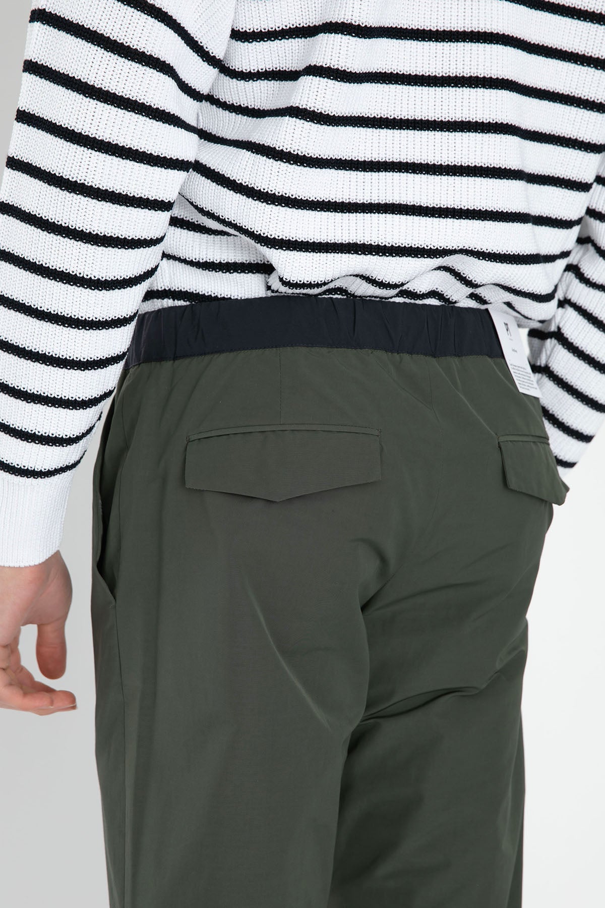 Pantaloni Torino Zeta Beli Lastikli Pantolon-Libas Trendy Fashion Store