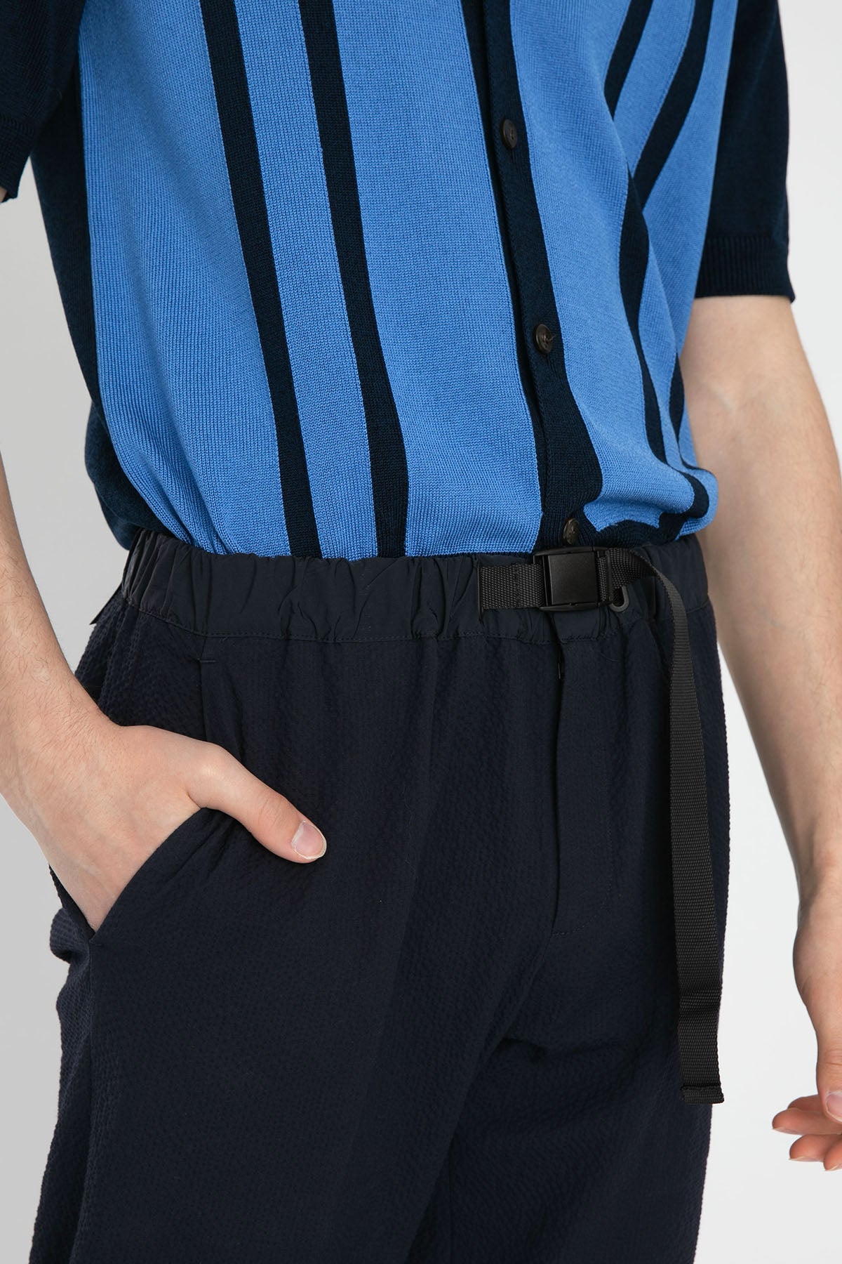 Pantaloni Torino Zeta Beli Lastikli Streç Gofre Pantolon-Libas Trendy Fashion Store