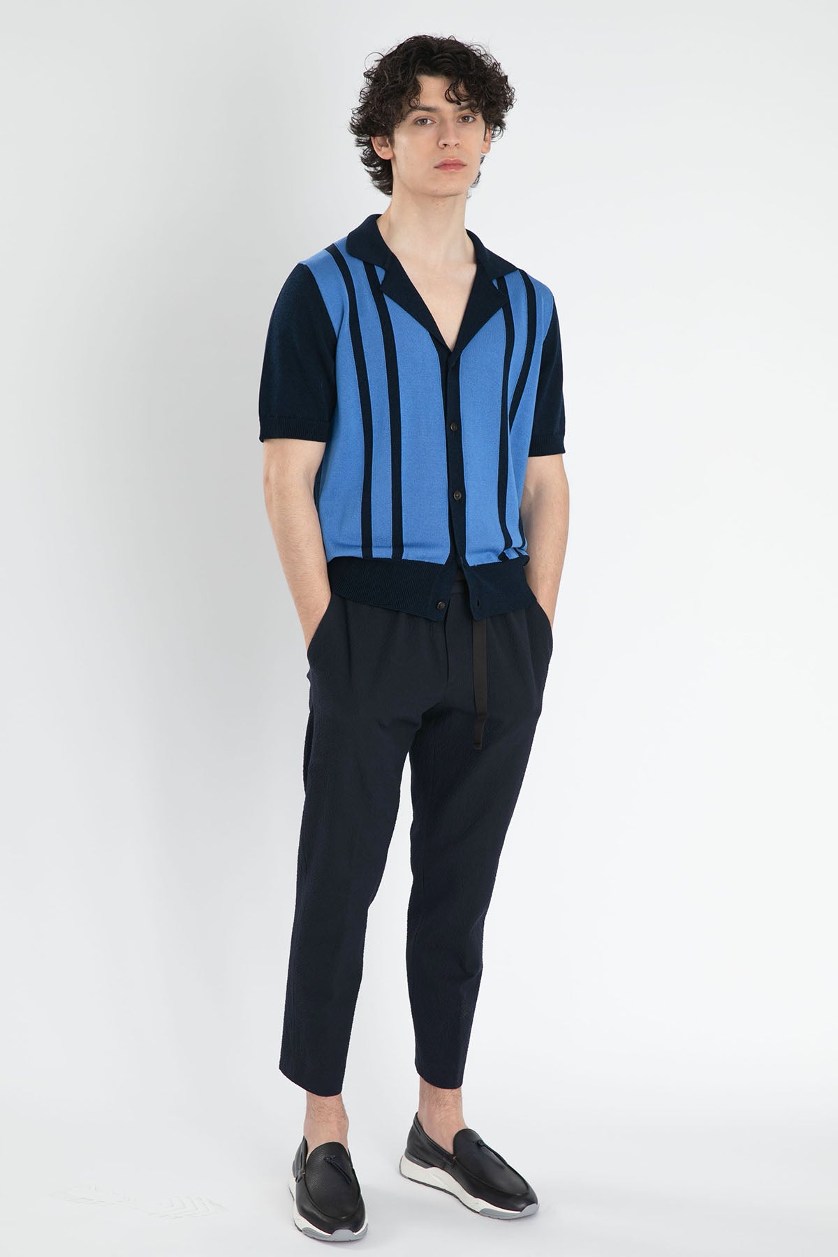 Pantaloni Torino Zeta Beli Lastikli Streç Gofre Pantolon-Libas Trendy Fashion Store