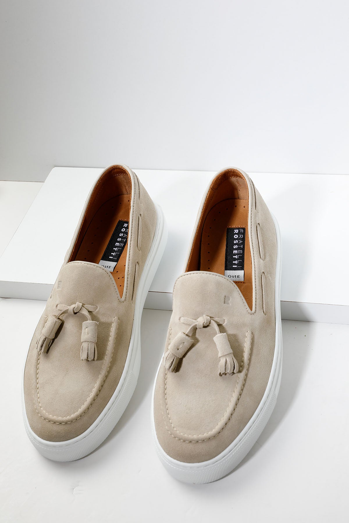 Fratelli Rossetti Püsküllü Süet Loafer Ayakkabı-Libas Trendy Fashion Store