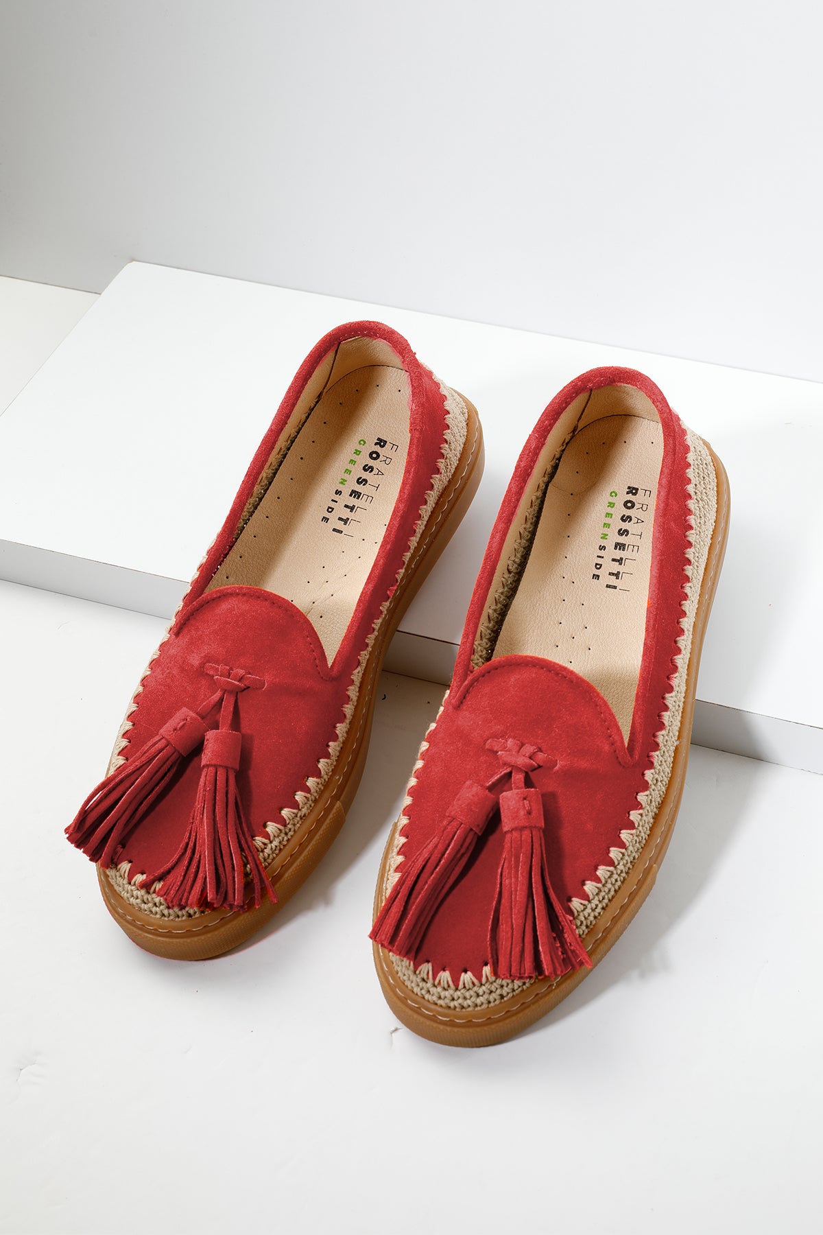 Fratelli Rossetti Brera Püsküllü Süet Loafer Ayakkabı-Libas Trendy Fashion Store