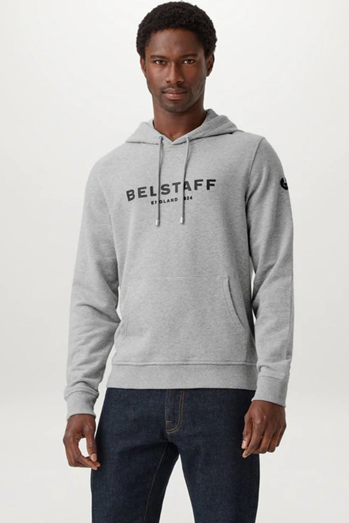 Belstaff Logolu Kapüşonlu Sweatshirt-Libas Trendy Fashion Store
