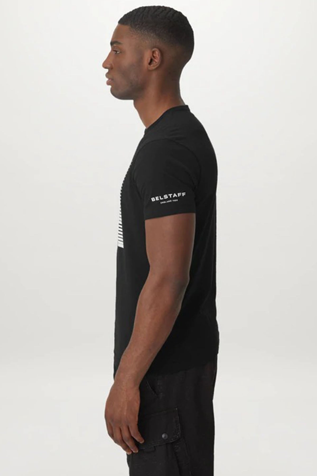 Belstaff Yuvarlak Yaka Logolu T-shirt-Libas Trendy Fashion Store