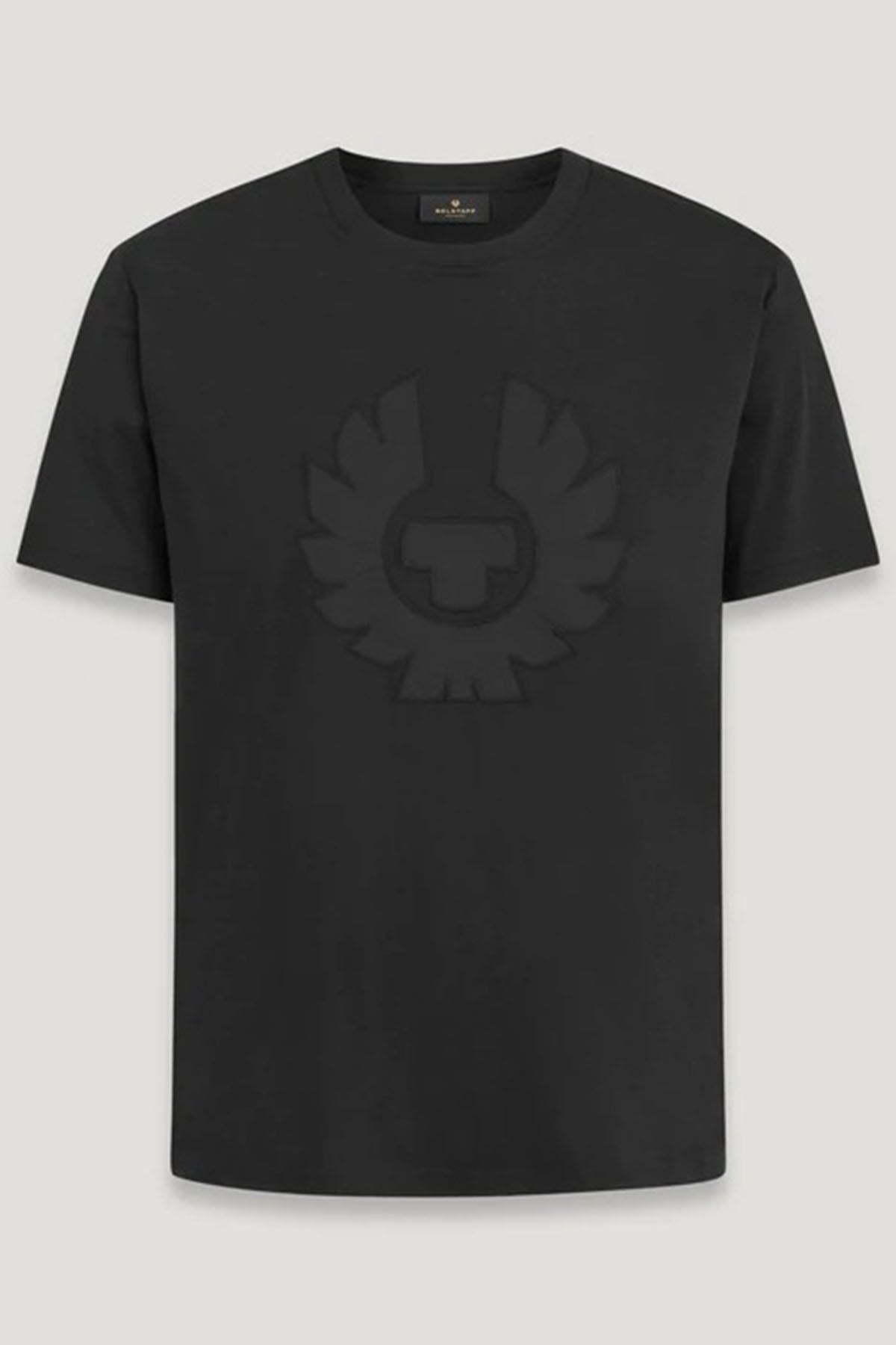 Belstaff Yuvarlak Yaka Logolu T-shirt-Libas Trendy Fashion Store