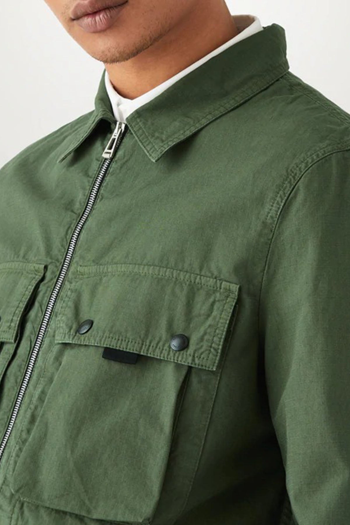 Belstaff Cep Detaylı Fermuarlı Gömlek Ceket-Libas Trendy Fashion Store