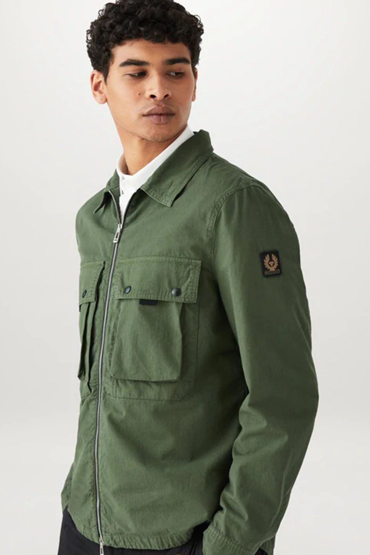 Belstaff Cep Detaylı Fermuarlı Gömlek Ceket-Libas Trendy Fashion Store