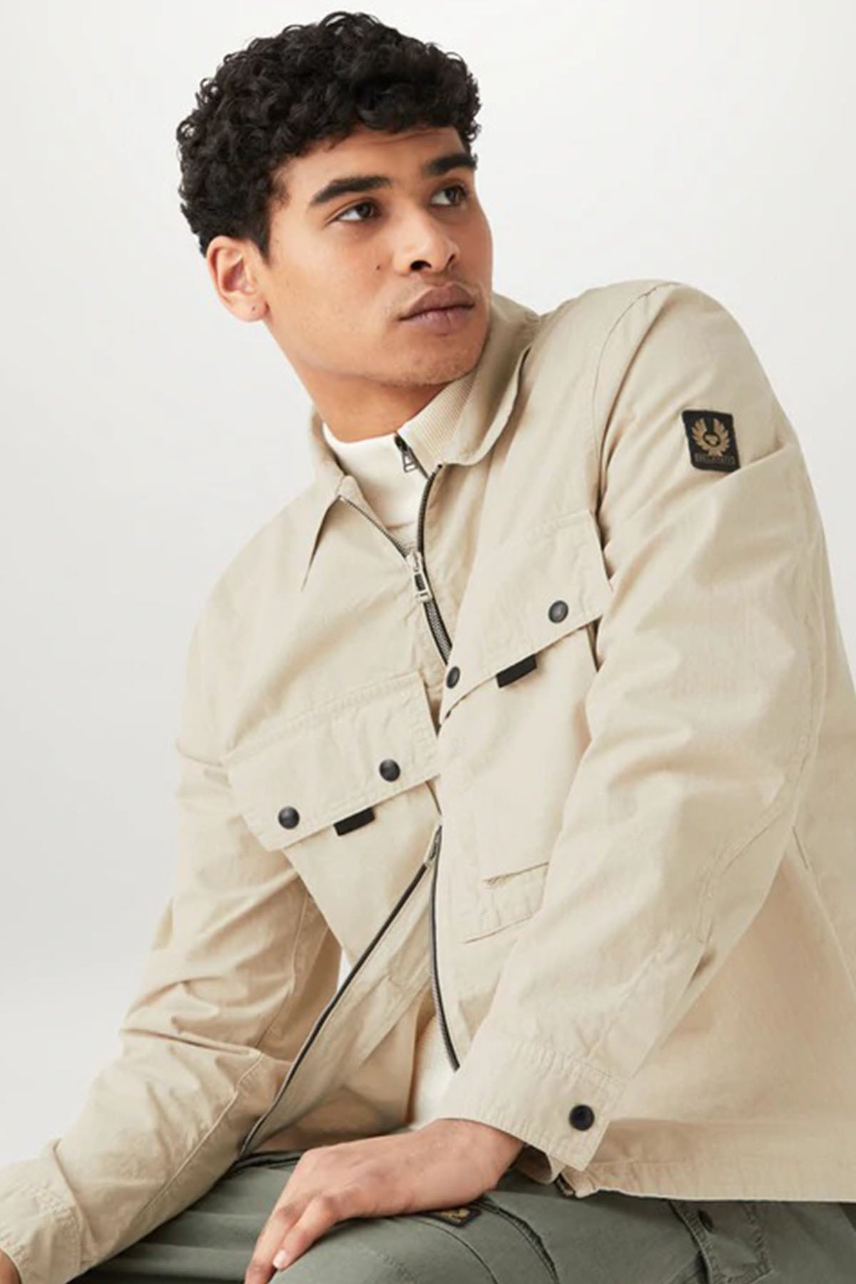 Belstaff Cep Detaylı Fermuarlı Gömlek Ceket-Libas Trendy Fashion Store