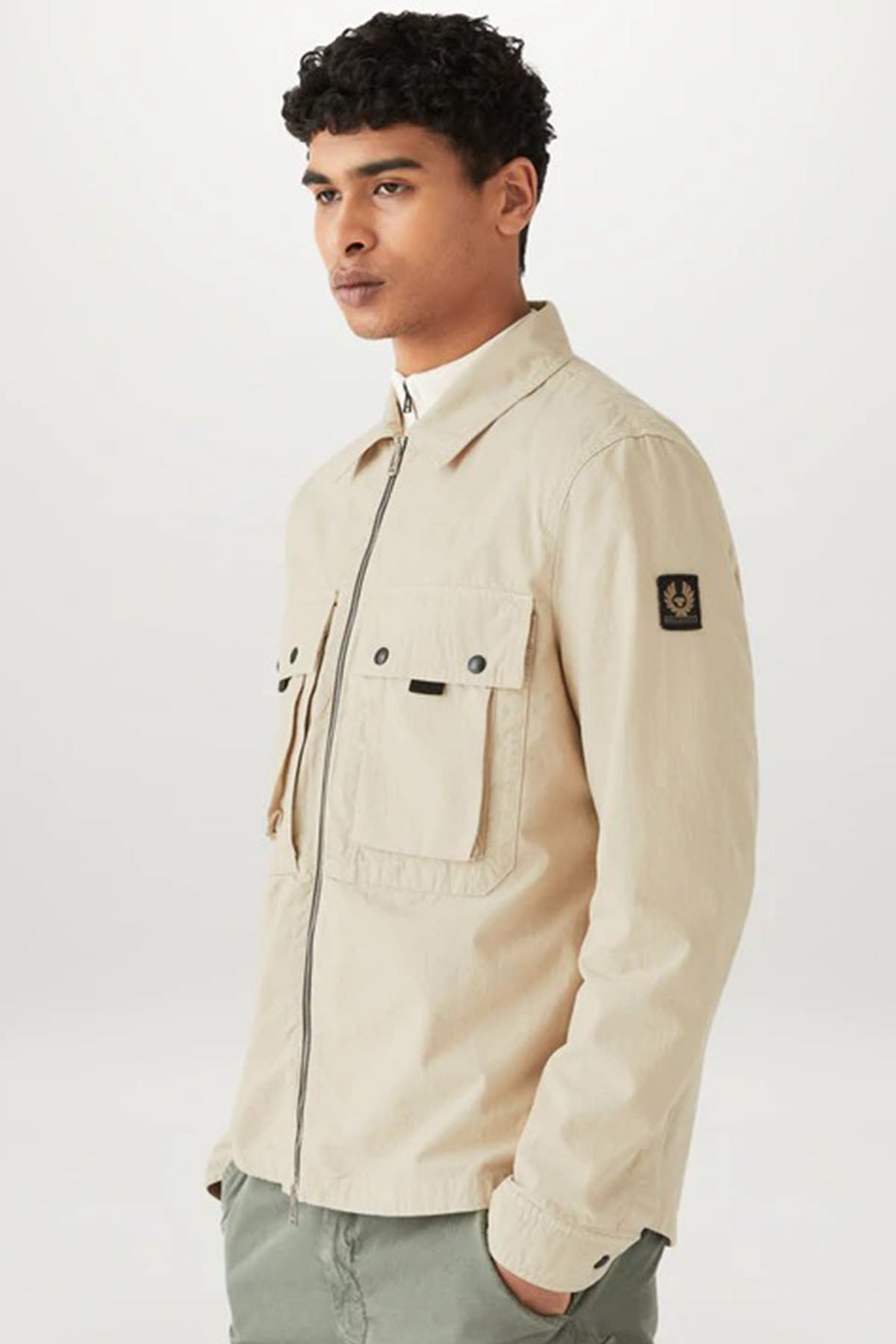 Belstaff Cep Detaylı Fermuarlı Gömlek Ceket-Libas Trendy Fashion Store