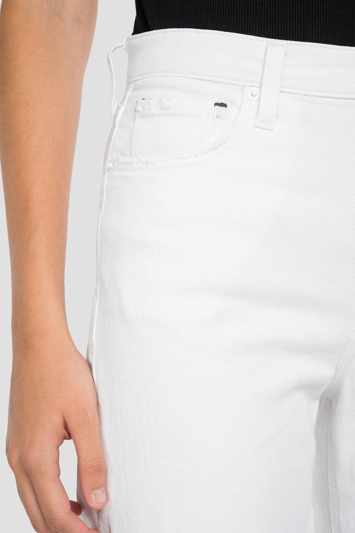 Replay Fahra Crop Geniş Paça Yüksek Bel Jeans-Libas Trendy Fashion Store