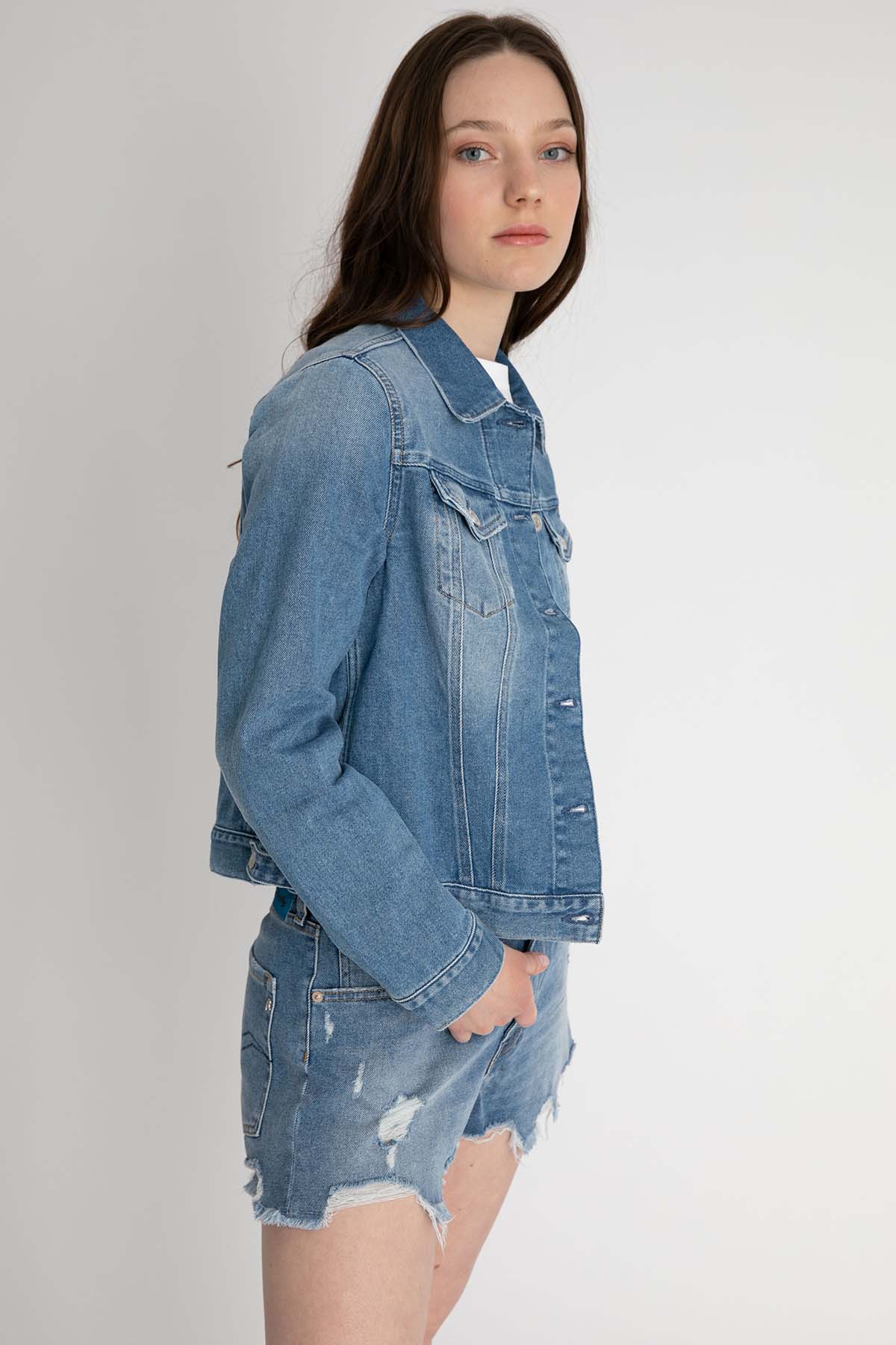Replay Denim Ceket-Libas Trendy Fashion Store