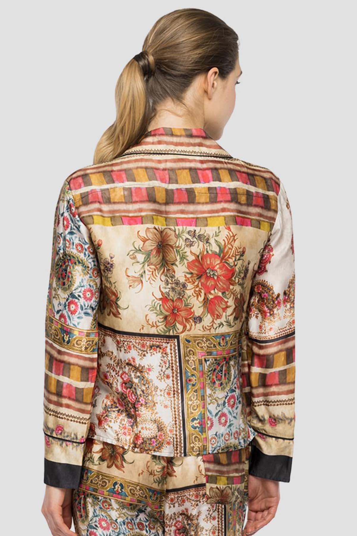 Replay Apaş Yaka Desenli Gömlek-Libas Trendy Fashion Store