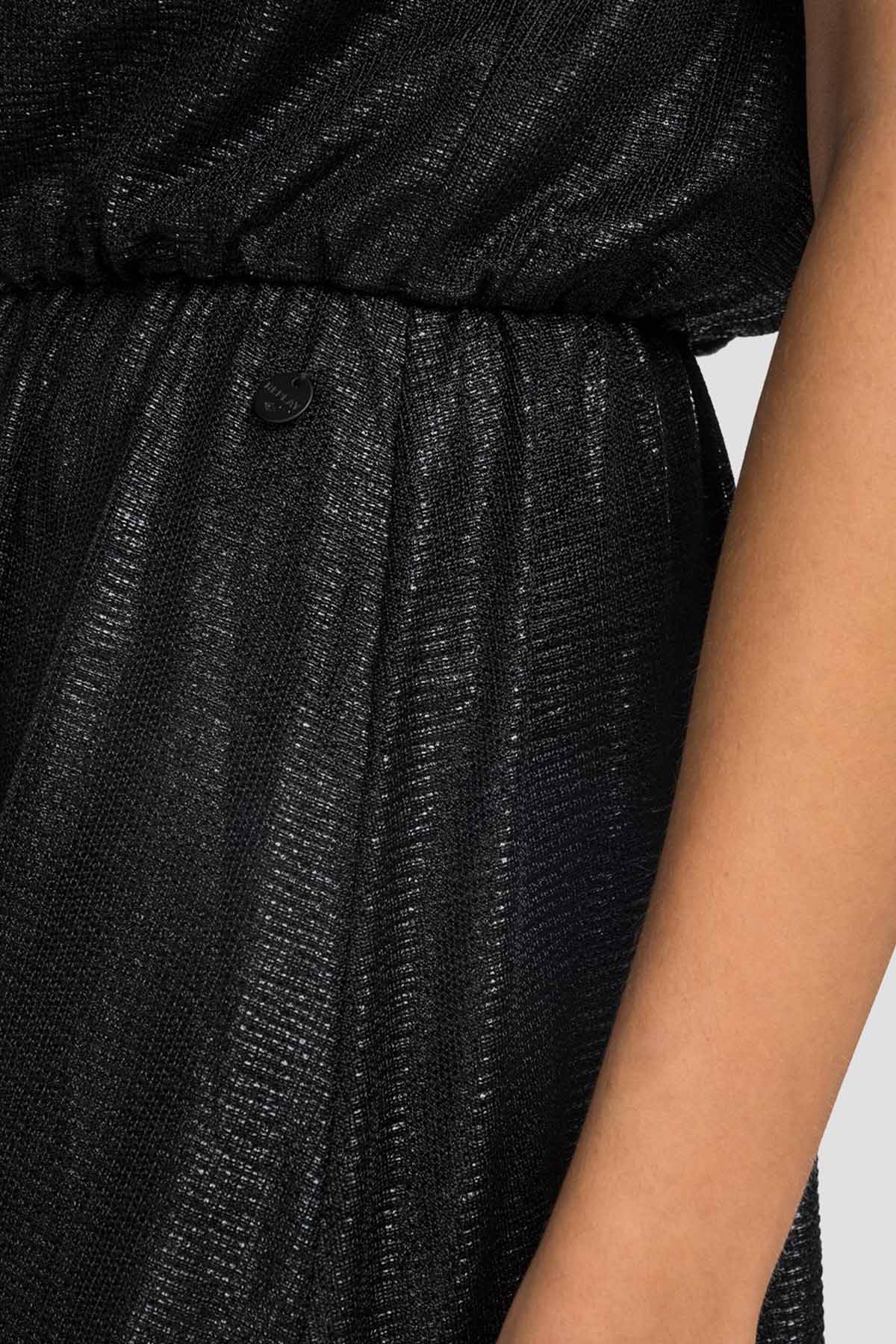 Replay Belden Büzgülü Maxi Elbise-Libas Trendy Fashion Store