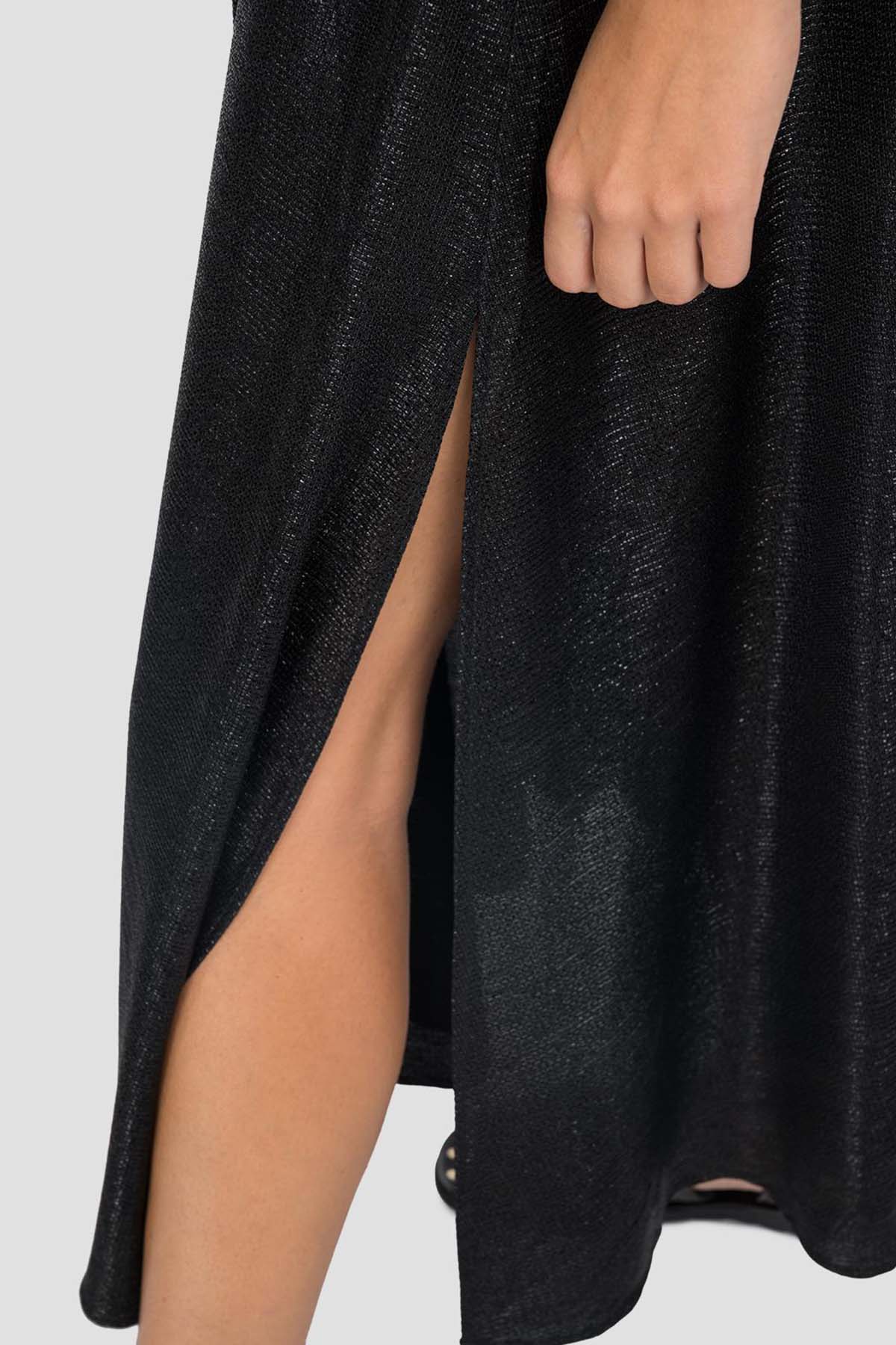 Replay Belden Büzgülü Maxi Elbise-Libas Trendy Fashion Store