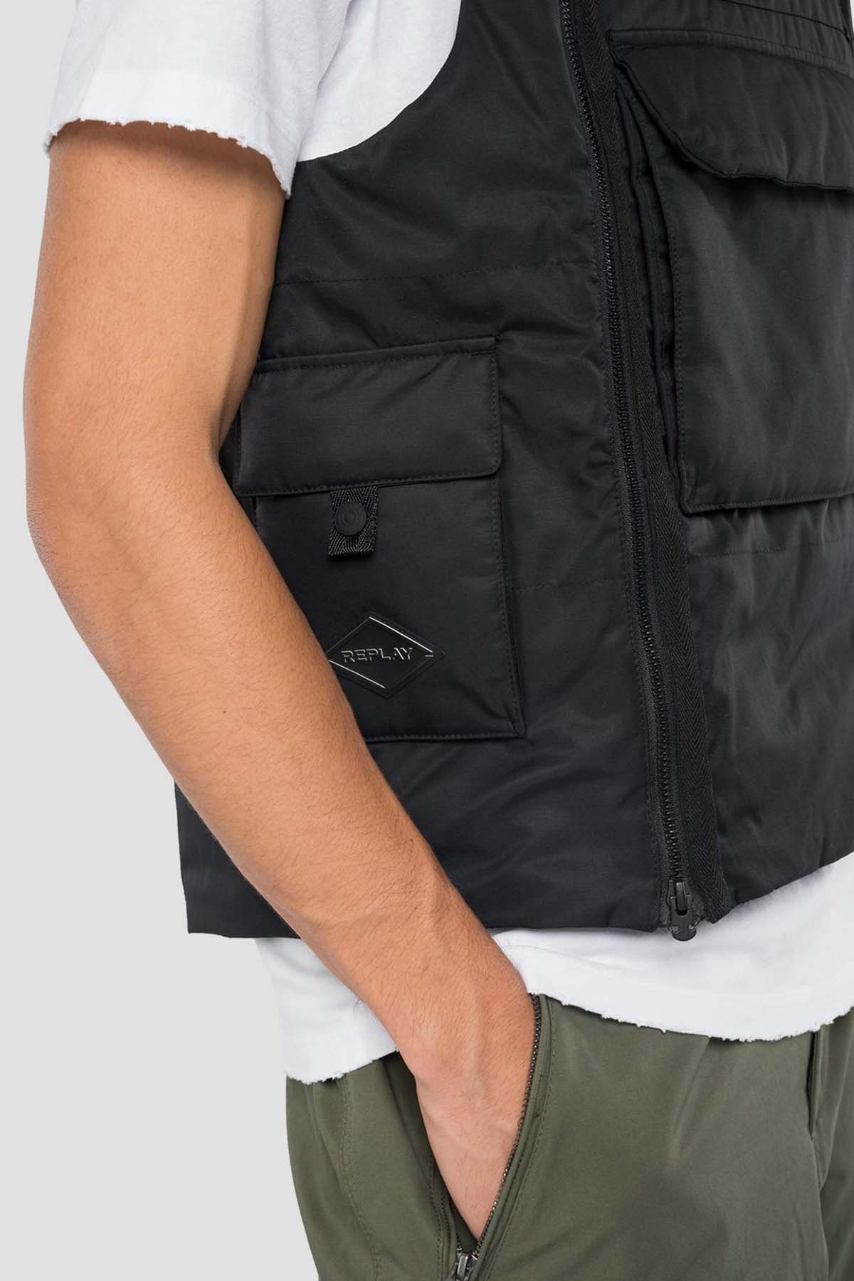 Replay Cep Detaylı Dik Yaka Yelek-Libas Trendy Fashion Store