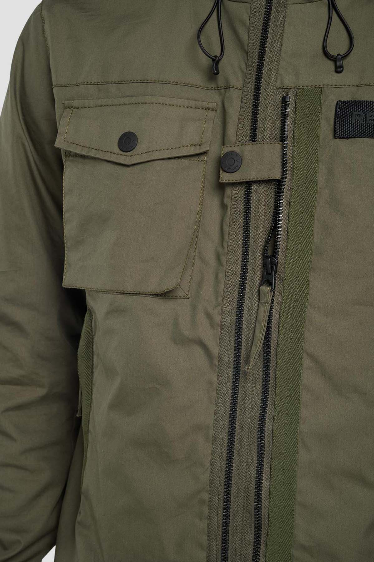 Replay Kapüşonlu Kapaklı Cep Detaylı Mont-Libas Trendy Fashion Store